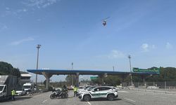 Kırklareli’nde Cayrokopter ile trafik denetimi