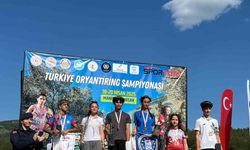 Manisalı sporcular Türkiye Oryantiring Şampiyonası’na damga vurdu