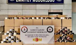 Samsun’da 1 milyon 920 bin adet kaçak makaron ele geçirildi