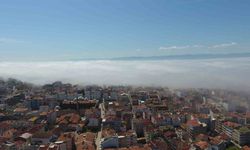 Sinop’u sis bulutu yuttu