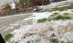 Tekirdağ dolu ve sağanak yağış etkili oldu
