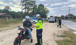 Akyazı'da motosiklet denetimi yapıldı