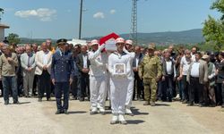 Çanakkale'de vefat eden Kıbrıs gazisinin cenazesi toprağa verildi