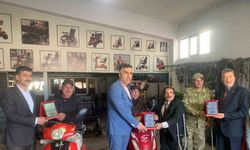 Erzurum’daki engelli araçları atölyesine anlamlı destek