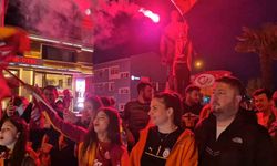 Tekirdağ’da Galatasaray taraftarları şampiyonluğu coşkuyla kutladı