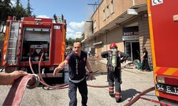 Sanayi sitesindeki çıkan yangın panik oluşturdu