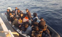 Çanakkale açıklarında 37 düzensiz göçmen yakalandı