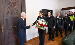 Kırklareli Jandarma Komutanı Akyüz'den Vali Turan'a ziyaret