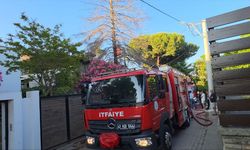 Kocaeli'de 2 katlı müstakil ev yandı