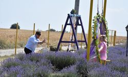 Tekirdağ’da lavanta bahçeleri fotoğraf tutkunlarını ağırlıyor