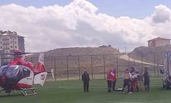 Ambulans helikopter Malatya’da 2 hasta için havalandı