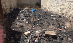 Kilis’te metruk binada yangın