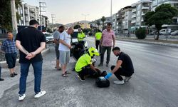 Milas’ta otomobil ile motosiklet çarpıştı: 1 yaralı