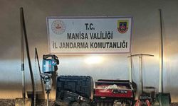 Ormanlık alanda kaçak kazıya suçüstü