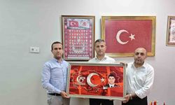 15 Temmuz Gazisi Taşdemir’e Ömer Halisdemir tablosu verildi