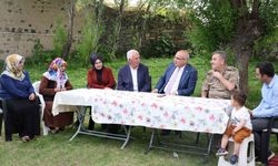 Ağrı Valisi Koç’tan Diyadin ve Taşlıçay’da şehit ailelerine ziyaret