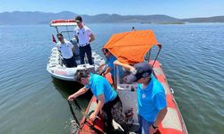 Bafa Gölü’nde su ürünleri denetimi yapıldı