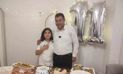 Başkan Akel’den minik Buğlem’e doğum günü sürprizi