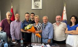 Çeşmeli gazetecilerden Emniyet Müdürü Kenar’a ziyaret