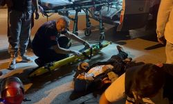 Erzincan’da motosikletler çarpıştı 2 kişi yaralandı