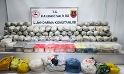 Hakkari’de 121 kilo uyuşturucu ele geçirildi