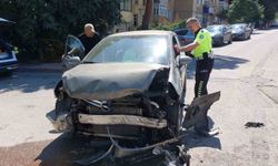 Samsun’da iki otomobil çarpıştı: 1 yaralı