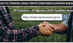 Tarımsal Amaçlı Örgütlerin Derecelendirme başvuruları başladı
