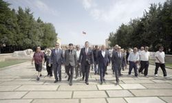 Lalapaşa heyeti Anıtkabir'i ziyaret etti