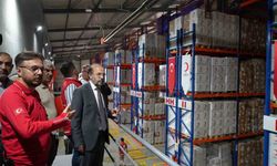 Binlerce ton gıda Gazze için hazır edildi