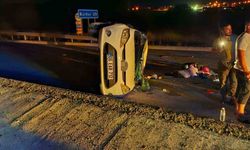Burdur’da otomobil devrildi: 3 yaralı