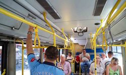 Büyükşehir’in toplu ulaşım araçlarındaki sıkı denetimleri devam ediyor