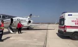 Uçak ambulans 14 yaşındaki çocuk için havalandı
