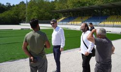 Gençlik ve Spor İl Müdürlüğü'nden Akyazı Kuzuluk Stadına İnceleme