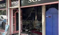 Eczanede çıkan yangın itfaiyenin müdahalesiyle söndürüldü