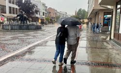 Edirne'de sağanak etkili oldu