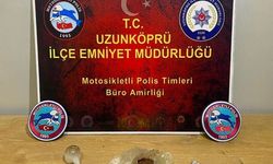 Edirne'de uyuşturucuyla yakalanan şüpheli gözaltına alındı