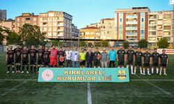 Kırklareli'nde Kurumlar Ligi Futbol Turnuvası sürüyor