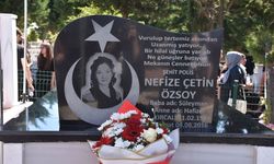 Şehit Nefize Çetin Özsoy şehadetinin 10. yılında kabri başında anıldı