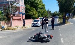 Tekirdağ'da devrilen motosikletten düşen sürücü kaldırıldığı hastanede öldü