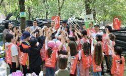 Başkan Kahveci, TEMA Vakfı Uygulama Bahçesi'nde öğrencilerle buluştu