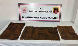 Gaziantep'te İbranice altın yazmalı 3 adet tarihi eser tablo ele geçirildi: 3 gözaltı