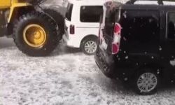 Kars'ta fındık büyüklüğünde dolu yağdı: Akyaka ve Arpaçay beyaza büründü