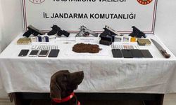 Kastamonu'da uyuşturucu ve silah operasyonu: 3 tutuklama