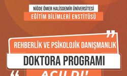 NÖHÜ'de Rehberlik ve Psikolojik Danışmanlık Doktora Programı açıldı