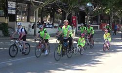 Sağlıklı hayat için pedal çevirdiler