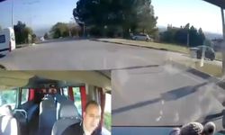 Sakarya'da savcı ile minibüs şoförünün trafikteki kavgası kamerada