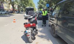 Bursa'da sahte plakalı motosikletin sürücüsü gözaltına alındı