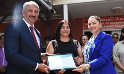 Edirne'de şehit yakınlarının el emeği ürünleri sergilendi