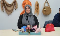 Eşinin vefatıyla içine kapanan kadın, el işi ürünler yaparak yeniden hayata tutundu