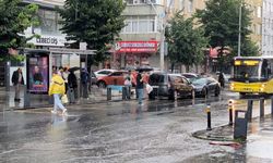 İstanbul'un bazı bölgelerinde sağanak etkili oldu